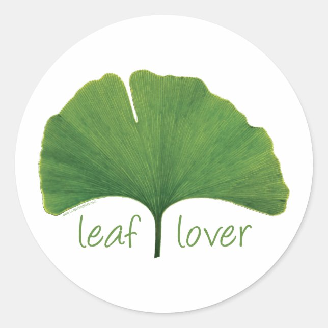 Adesivo Tree Hugger, Leaf Lover - Ginkgo (Frente)