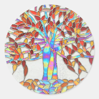 Adesivo "Tree of Enchanting" de vidro retido versão 2