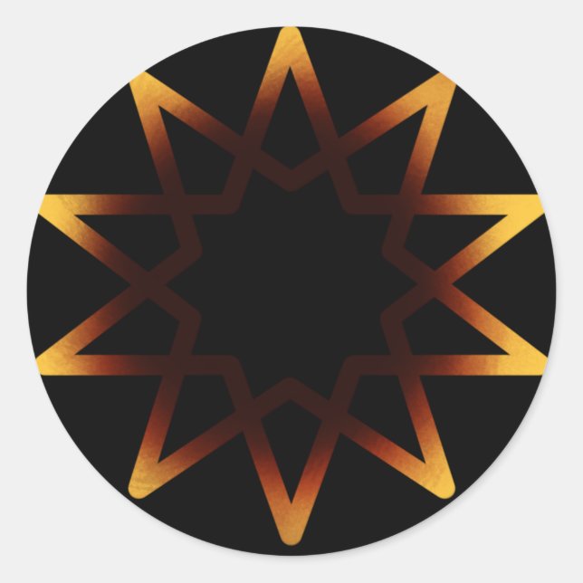 Adesivo Tree Of Life Fiery Orange Symbol (Frente)