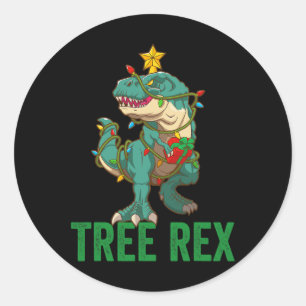 Adesivo Tree Rex Tshirt como uma Engraçada Árvore de Dinos