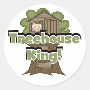 Adesivo Treehouse King Camisetas e presentes