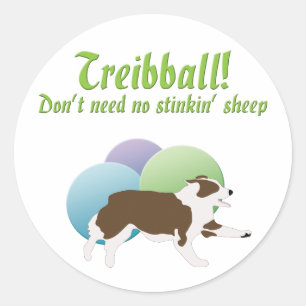 Adesivo Treibball - não precise nenhum carneiro de Stink'