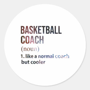 Adesivo Treinador De Basquete Como Um Treinador Normal, Ma