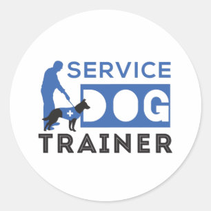 Adesivo Treinador de Cães de Serviço