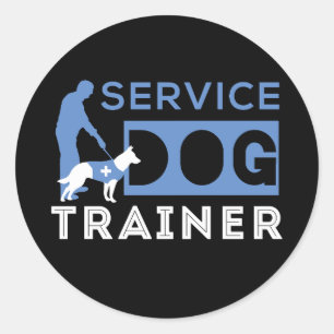 Adesivo Treinador de Cães de Serviço