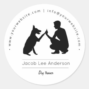 Adesivo Treinador de cães/Formação de cães