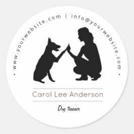 Adesivo Treinador de cães/Formação de cães