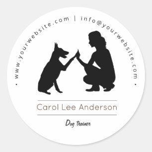 Adesivo Treinador de cães/Formação de cães