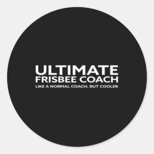 Adesivo Treinador de Jogador de Frisbee Ultimate Disco Gol