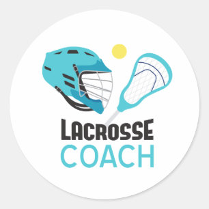 Adesivo Treinador de Lacrosse