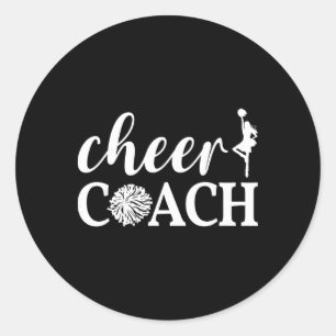 Adesivo Treinador de Torcida Pom Pom Cheerleader Apreciaçã