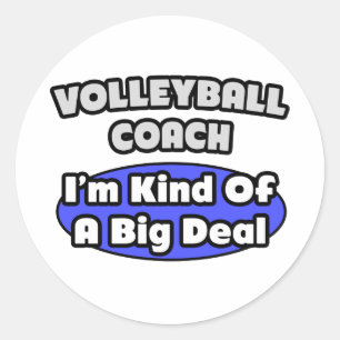 Adesivo Treinador de Voleibol...Grande Acordo