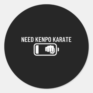 Adesivo Treinador do Kenpo Americano de Baixa Temperatura