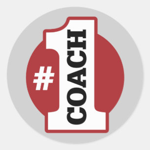 Adesivo Treinador do número 1