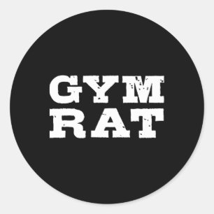 Adesivo Treinador Rat Funny Bodybuilding 1