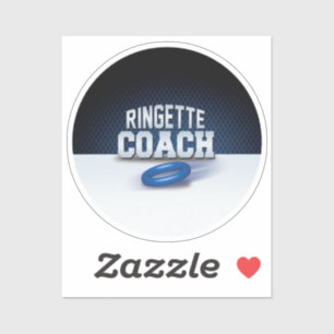 Adesivo 'Treinador Ringette'
