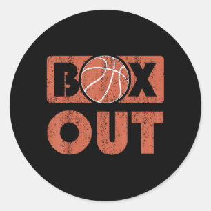 Adesivo Treinamento de Basquete Box Out Rebote Rebote Bola