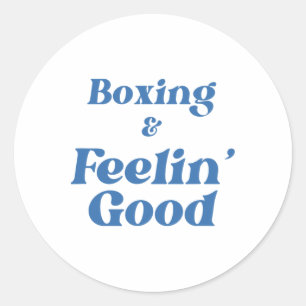 Adesivo Treinamento de Boxe Motivação Fitness Sentimento d