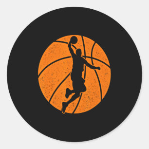 Adesivo Treinamento de Jogo de Basquete com Enterrada Srts