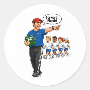 Adesivo Treinamento de Professor de Educação Física Infant
