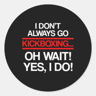 Adesivo Treino de Kickboxing Sempre Kick Boxing _1 