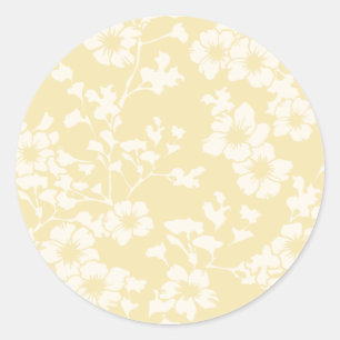 Adesivo Treliça Floral - Creme de Manteiga