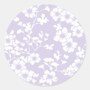 Adesivo Trellis Floral - Lavanda Empoeirada