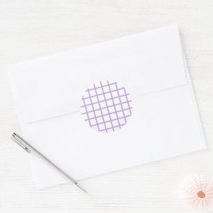 Adesivo Trellis Soft Lavanda - Branco