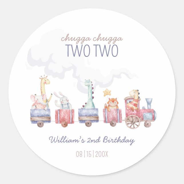 Adesivo Trem de Brinquedos Todos a Bordo Convidado de Aniv (Frente)