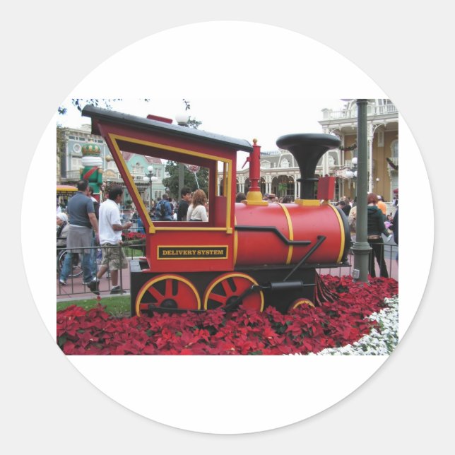 Adesivo trem de Natal (Frente)