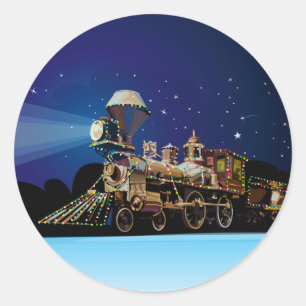 Adesivo Trem do Natal