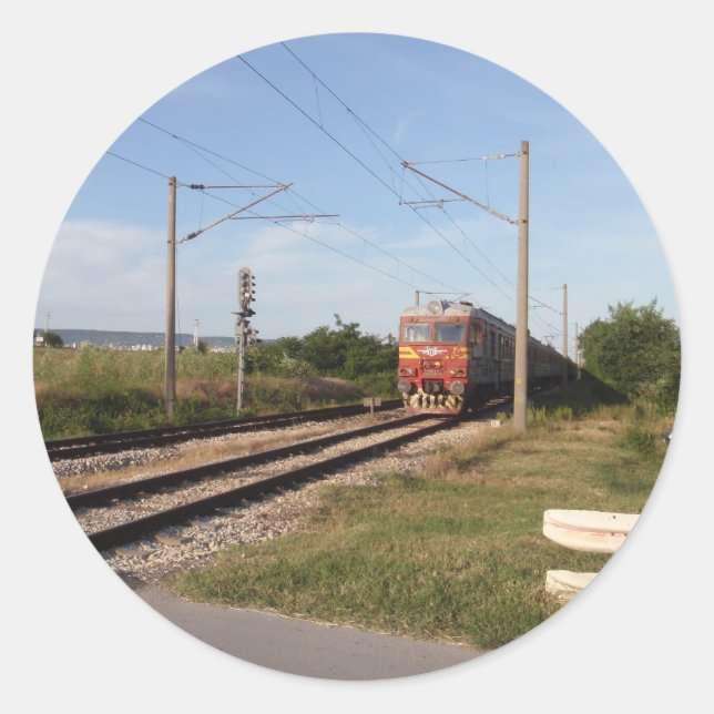 Adesivo Trem Elétrico (Frente)