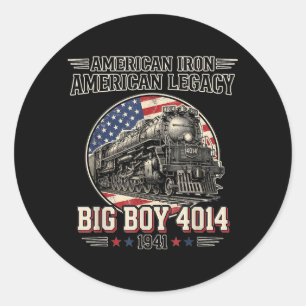 Adesivo Trem Locomotiva a Vapor Big Boy 4014 Vintage