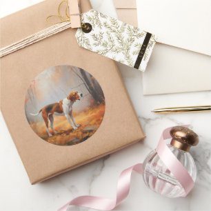 Adesivo Tremendo Conquinho Walker no outono Folhas Caindo