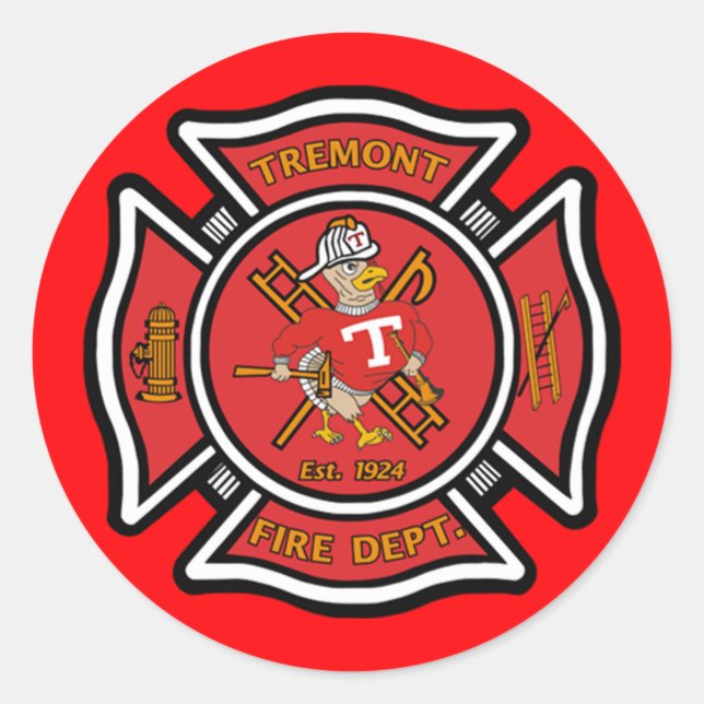 Adesivo Tremont Fire Department (Frente)