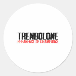 Adesivo Trenbolone Café Da Manhã De Champiões, Giro De Con