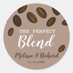 Adesivo Trendam O Favor De Casamento De Café De Mistura P
