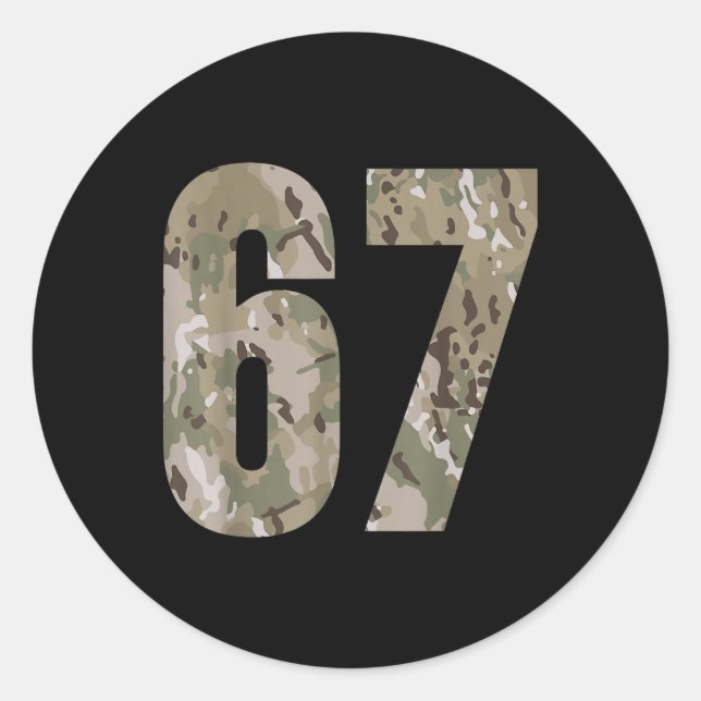 Adesivo Trending Gen Alpha Six Seven 6 7 Meme Cam Multi Ca (Frente)