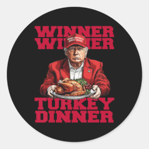 Adesivo Trending Humor Trump Vencedor da Turquia Dinnerth