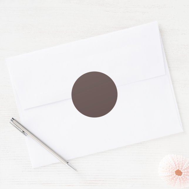 Adesivo Trendy Dark Mocha Brown - Sticker (Envelope)