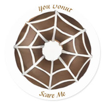 Trendy Halloween Spooky Brown Spider Rosquinha na