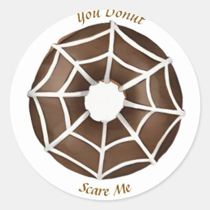Adesivo Trendy Halloween Spooky Brown Spider Rosquinha na