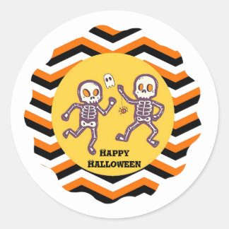 Adesivo Trendy Halloween Spooky Skeletons