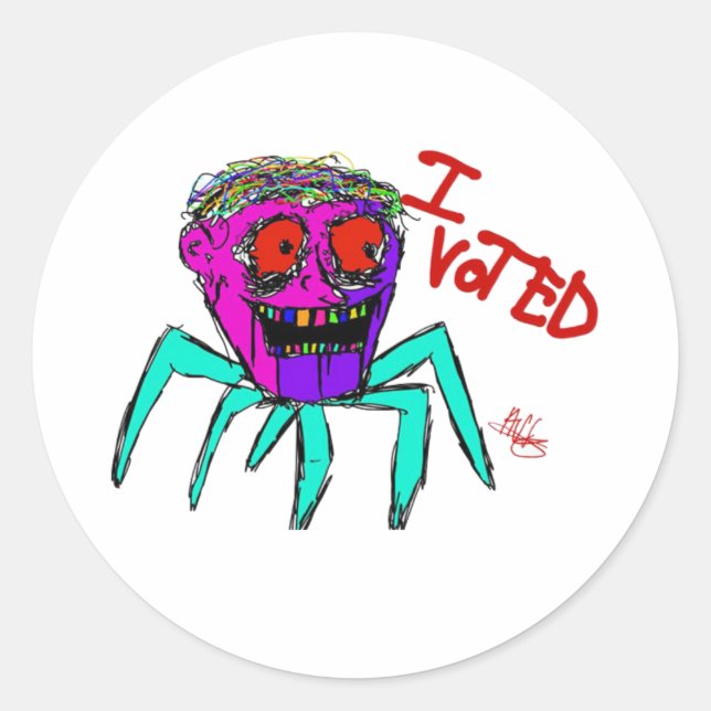 Adesivo Trendy I Votei Meme Ulster County (Frente)