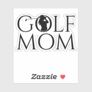 Adesivo Trendy Legal "GOLF MOM" Personalizado Corte Vinil