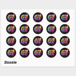 Adesivo Trendy Modern Teen Meme 6-7 67 Stickers