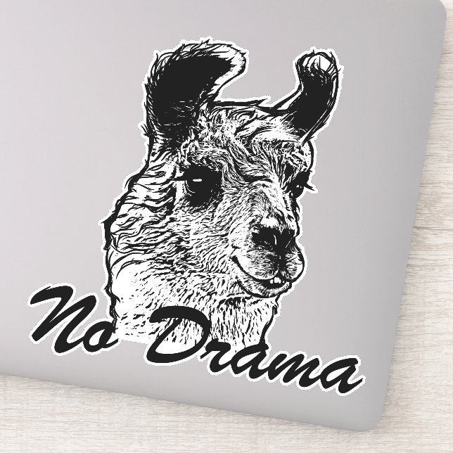Adesivo Trendy No Drama Llama (Detalhe)
