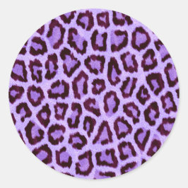 Adesivo Trendy Purple Leopard Patterno