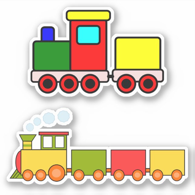 Adesivo Trens de Brinquedo (Frente)