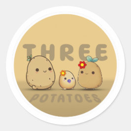 Adesivo Três Batatas